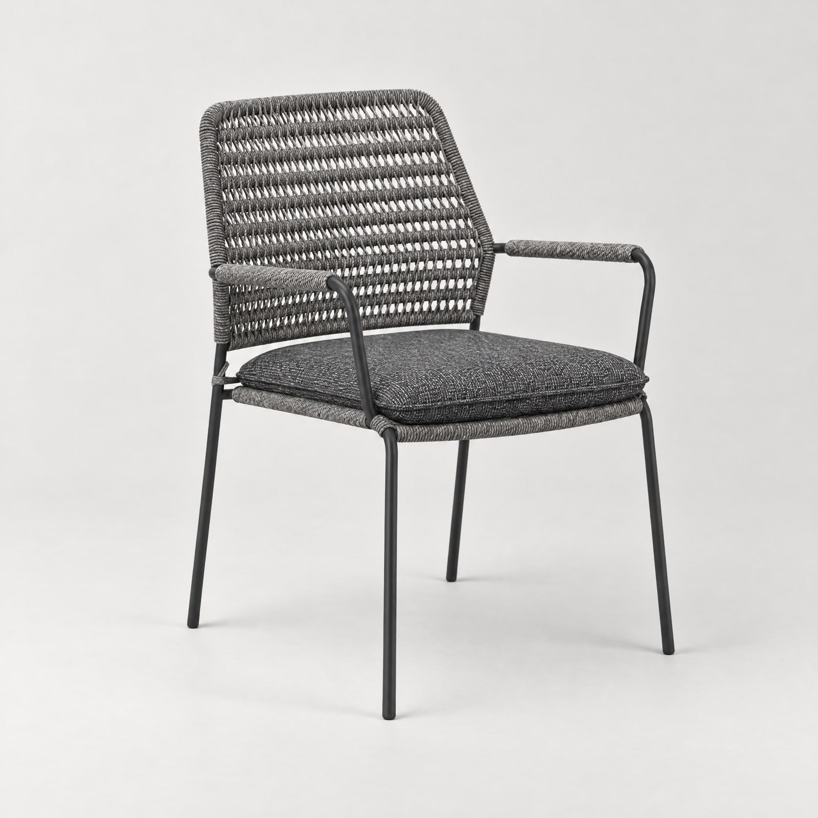 Aluminium tuinstoel David Charcoal