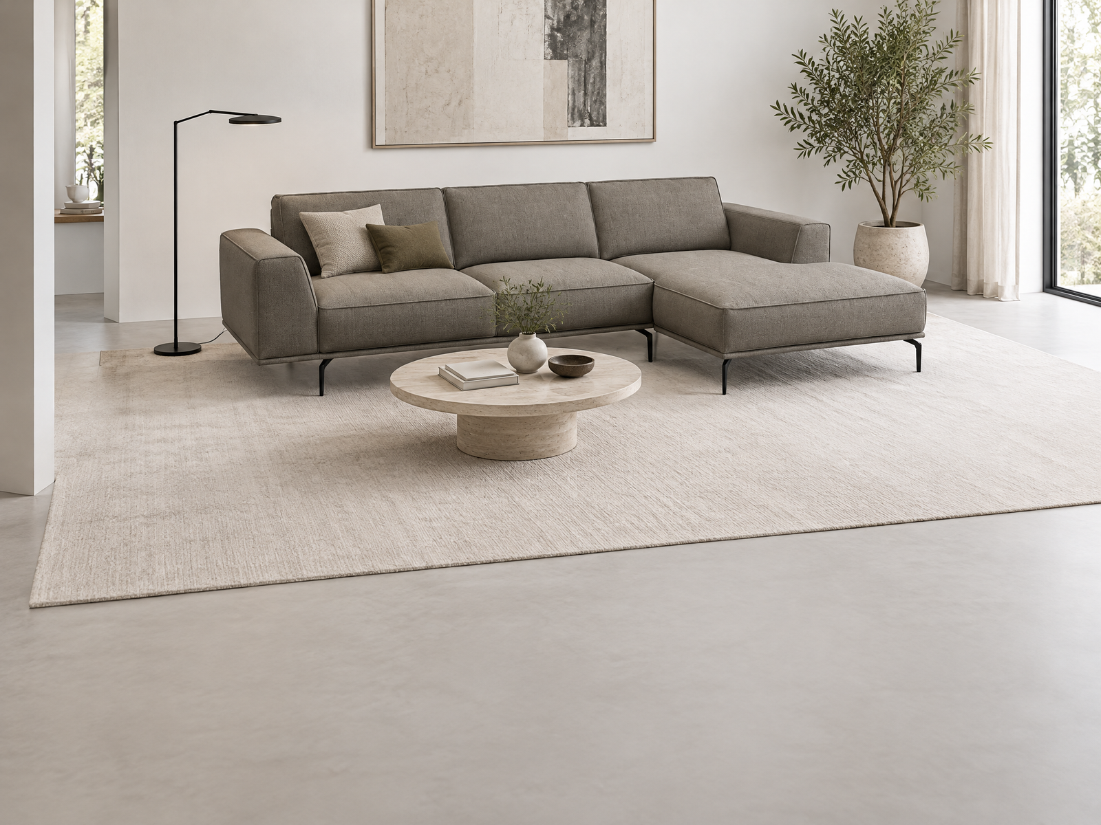 Proefzitten in de showroom