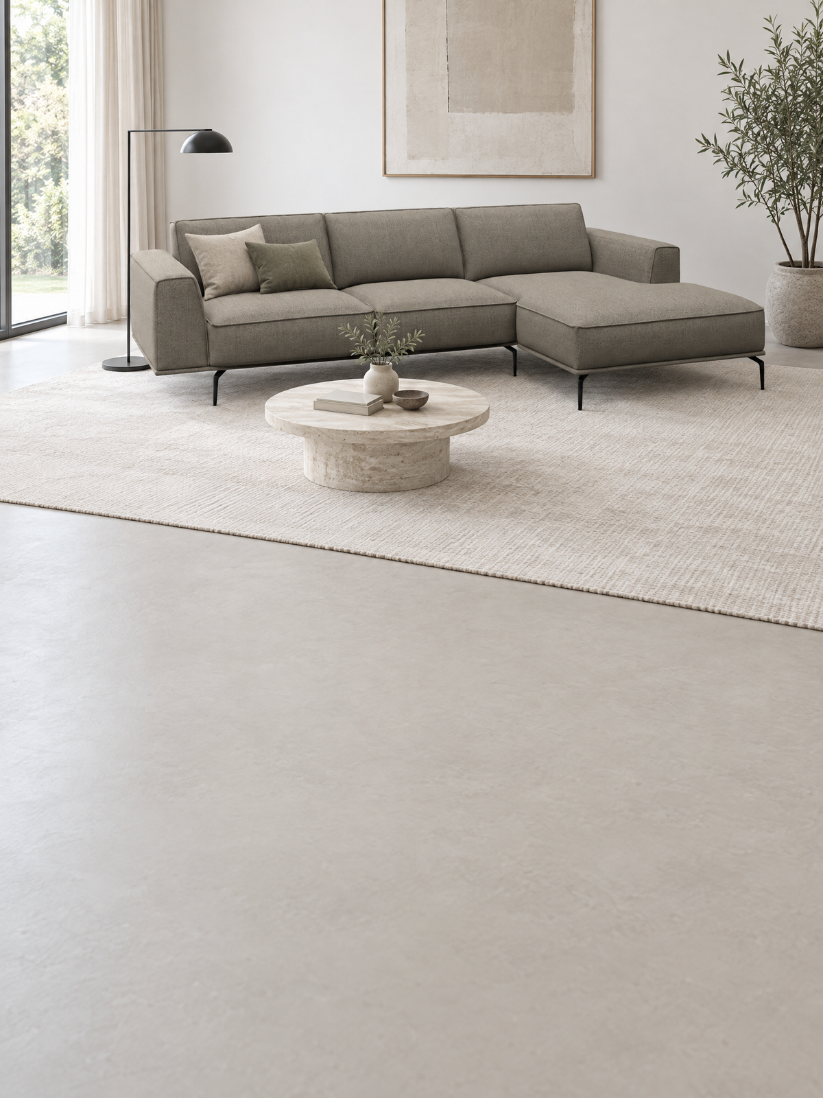 Proefzitten in de showroom