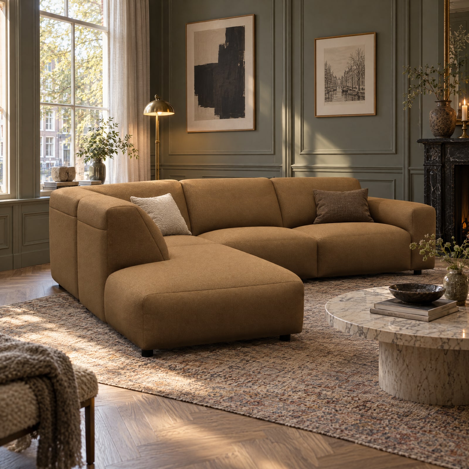 Sofa Bergerac in einem Wohnzimmer