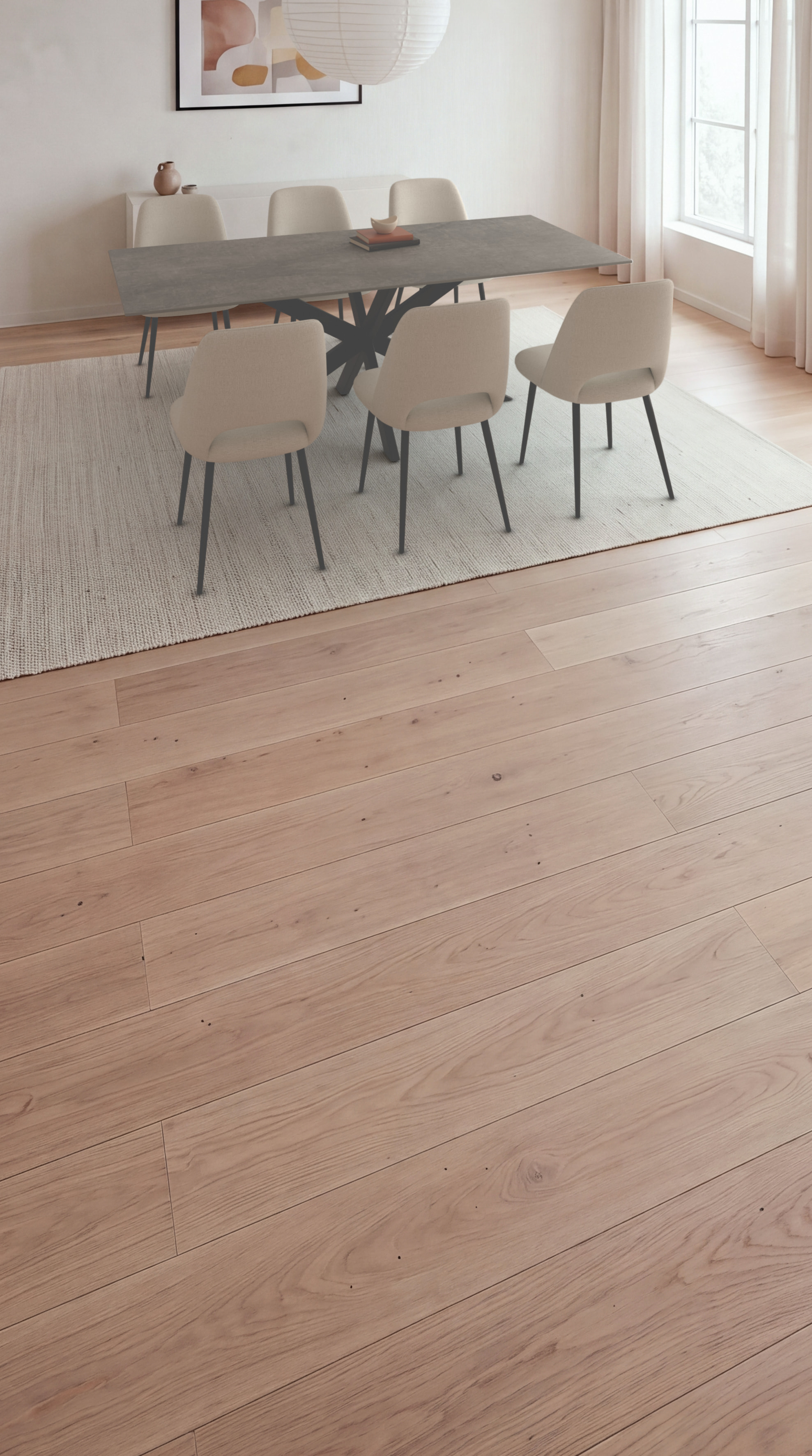 Rechthoekige keramieken tafel Riga 80x40 staal