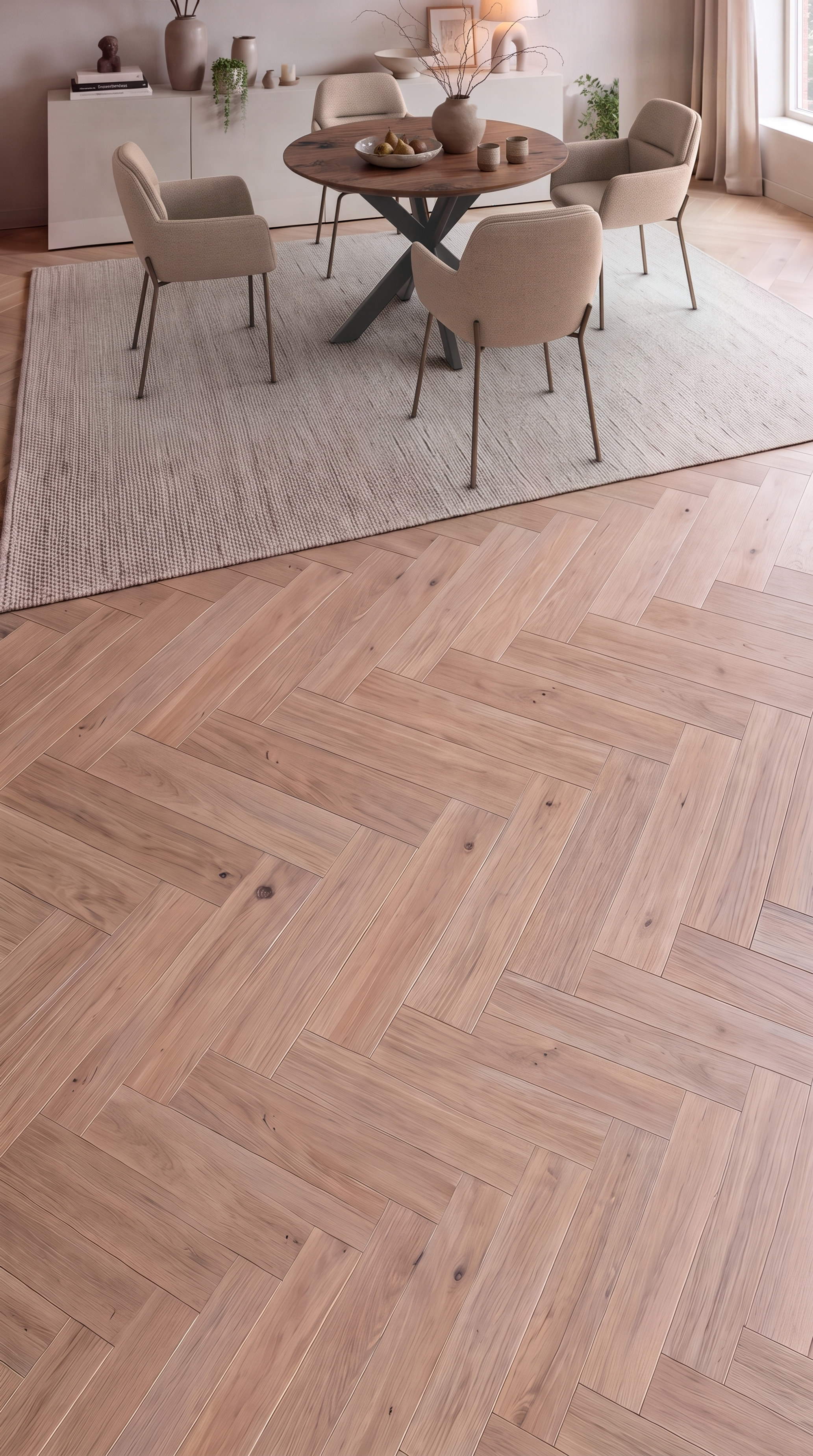 Ronde notenhouten tafel Riga 80x40 staal