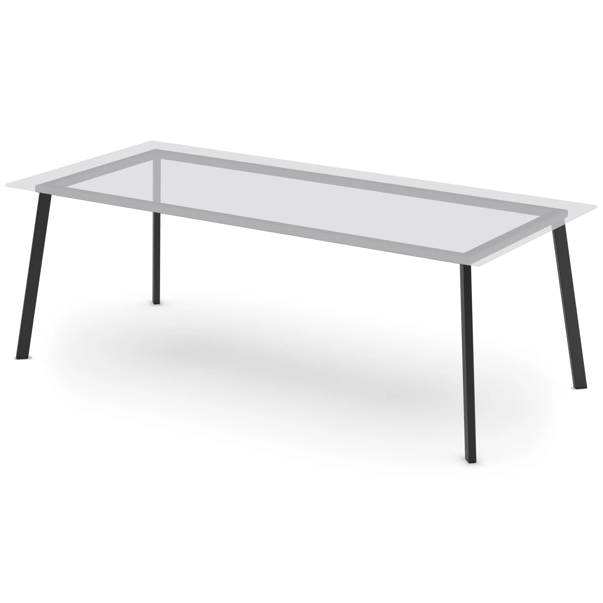 Stahl-Tischgestell Brussel 50x30