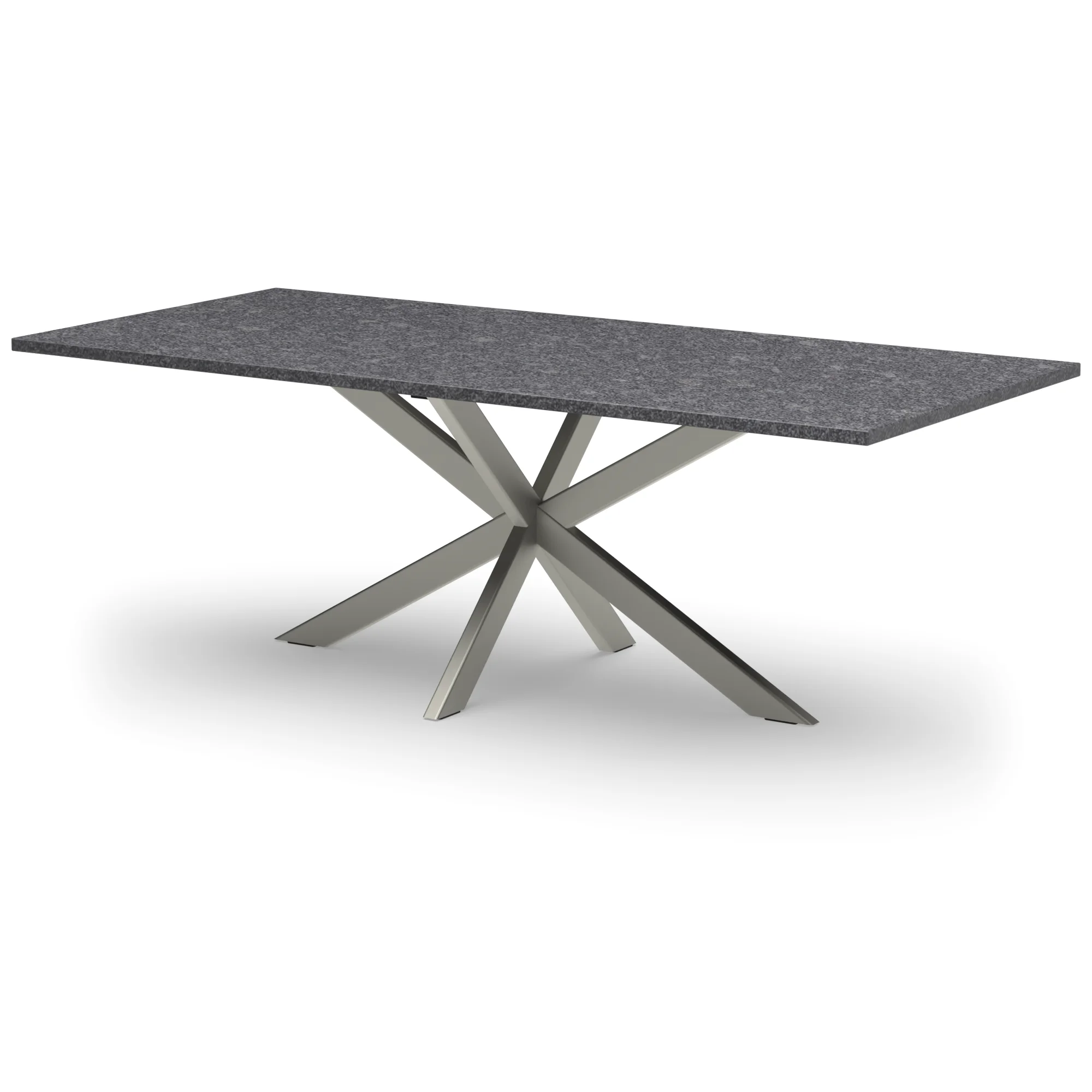 Rechthoekige granieten tafel Riga 80x40 RVS