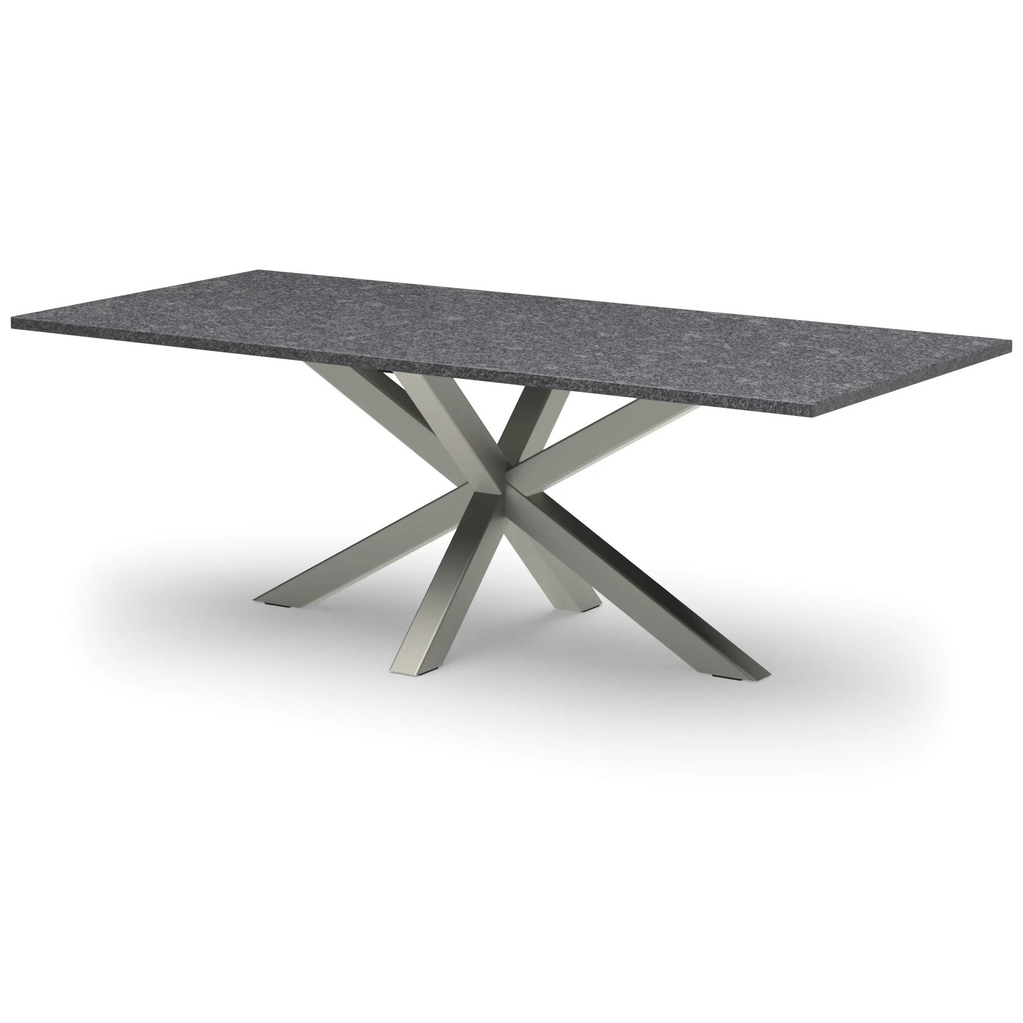 Rechthoekige granieten tafel Riga 80x80 RVS