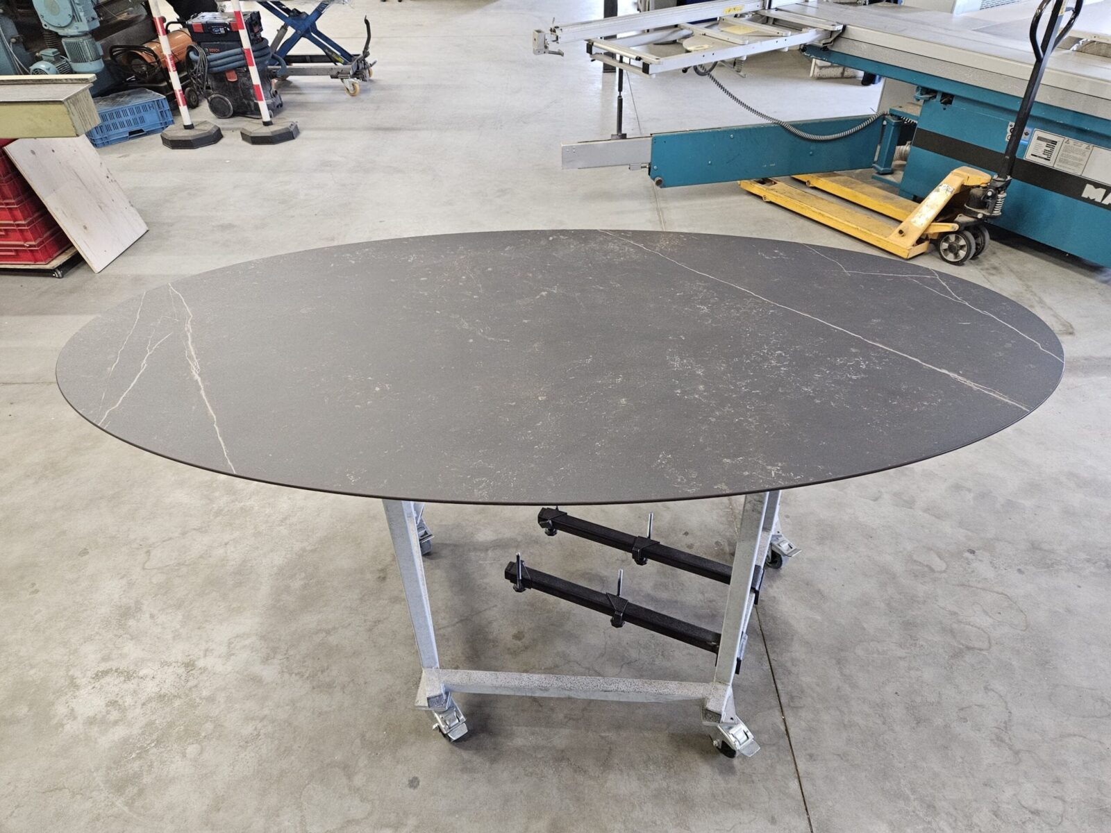 #1 Dekton Natura (gepolijst) Ovaal 1600 x 900 x 20 mm facet - Afbeelding 8