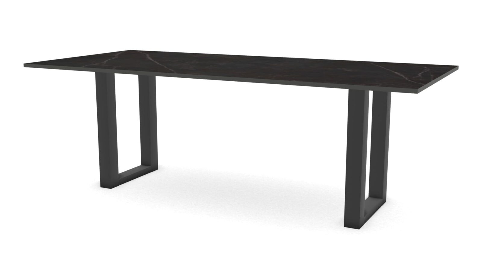 Rechthoekige-keramieken-tafel-Amsterdam-staal Rechthoekige keramieken tafel Amsterdam staal - Afbeelding 1