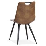 Eetkamerstoel Barossa -PU-leer- Victory Cognac (nog 1 showroommodel op=op) - Afbeelding 2