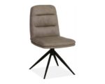 Eetkamerstoel Giza -Stof- taupe (nog 2 showroommodellen op=op)