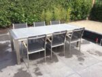 RVS Tuinstoel Marco Polo zwart Batyline - Afbeelding 2