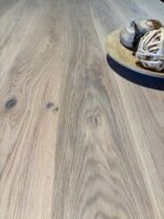 Rechthoekige eikenhouten tafel Stalen onderstel 2000x1000x760mm - Afbeelding 2