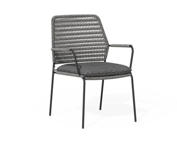 Aluminium tuinstoel David Charcoal