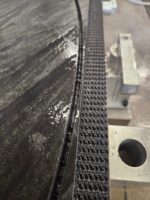 Rond zagen van keramiek